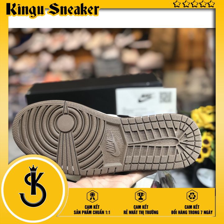 Jordan Air 1 - Nâu Đất 1:1 🟡 [HÀNG CHUẨN 1:1 + FULL BOX] 🟡 Giày Nam Cổ Cao Bản Chuẩn 1:1 Cao Cấp | BigBuy360 - bigbuy360.vn