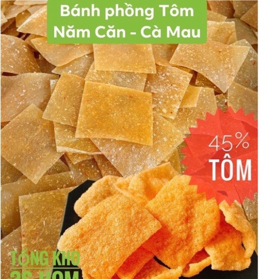 200Gr Phồng tôm Năm Căn đặc sản Cà Mau nở đều giòn ngon