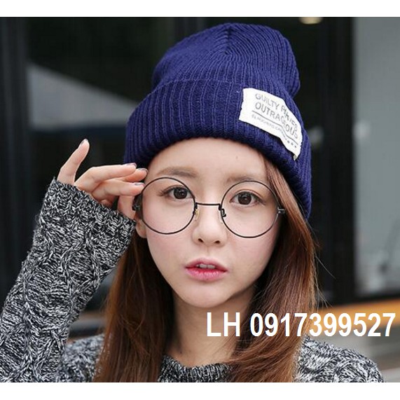 NÓN LEN NỮ MŨ LEN NỮ THỜI TRANG HÀN QUỐC 2 LỚP L12M3