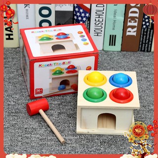 Đồ chơi Búa đập bóng bằng gỗ