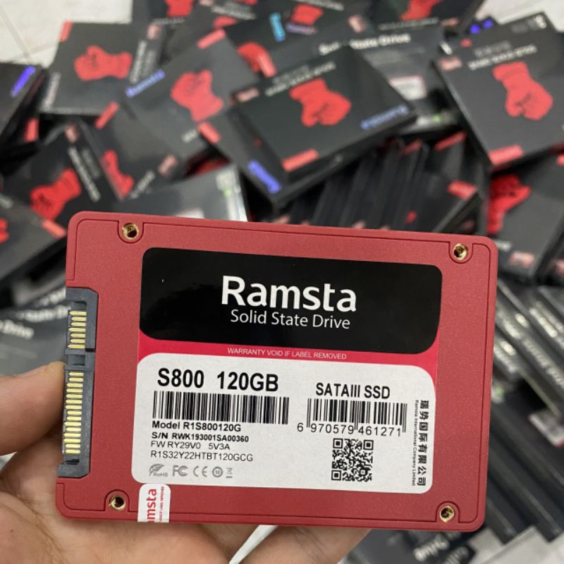 [Hàng chính hãng] Ổ cứng SSD 256GB 240GB 120GB  Ramsta lưu trữ máy tính PC, máy Laptop - Bảo hành 36 tháng