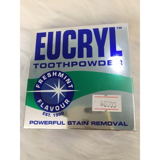 KEM ĐÁNH RĂNG + Bột tẩy trắng răng Eucryl 50g (Chính hãng)