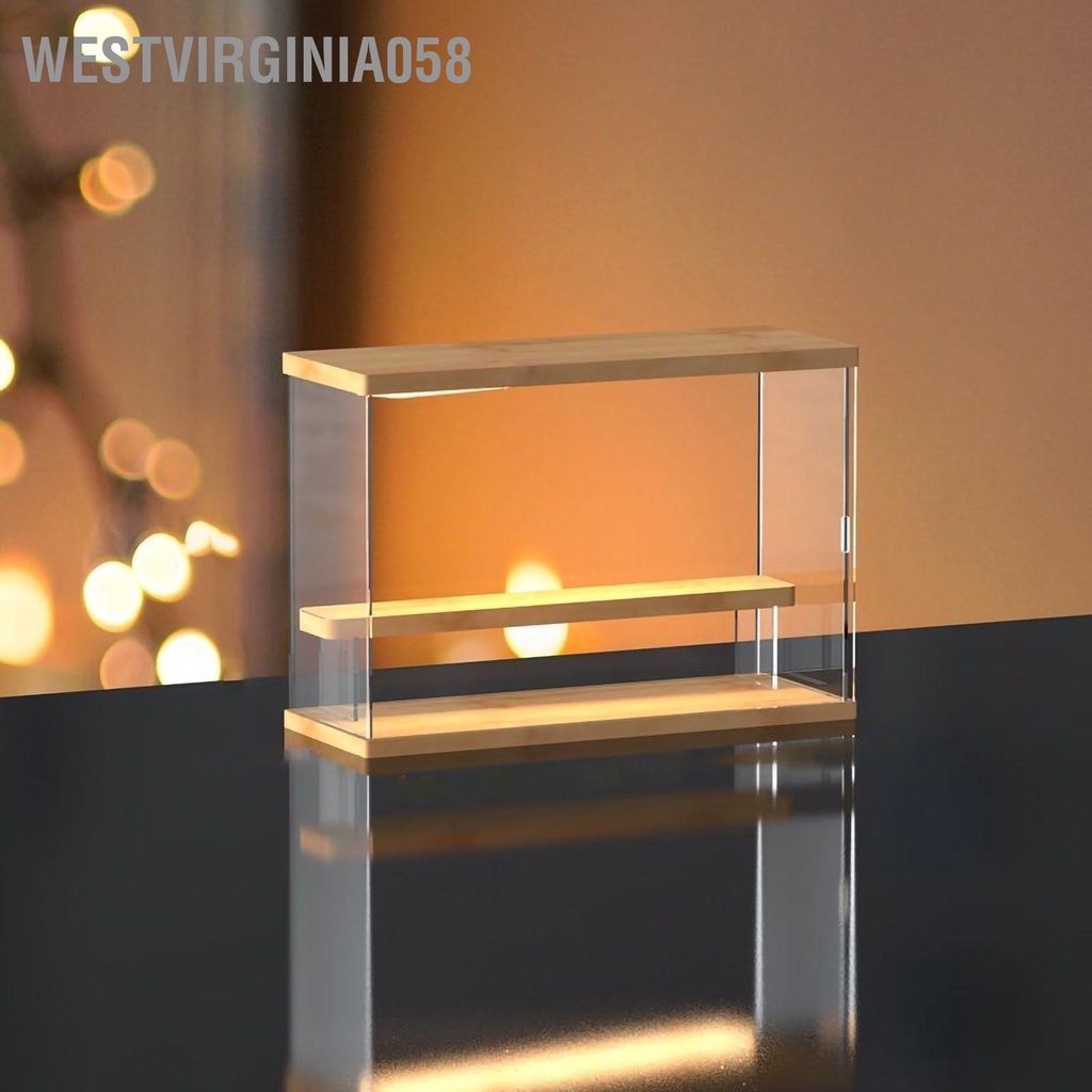 Có thể bán buôn Kệ trưng bày đồ chơi Acrylic Hộp lưu trữ rõ ràng dày cho búp bê làm bằng tay có cửa trượt Westvirginia058 Hàng giao ngay