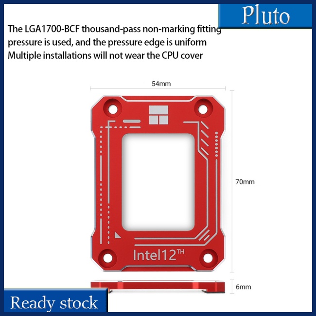 Mới Phụ Kiện Khóa Cố Định Giá Đỡ Cpu 12th Thế Hệ 12 Bằng Hợp Kim Nhôm Chống Bẻ Cong Lga17Xb-bcf Thế Hệ 1700