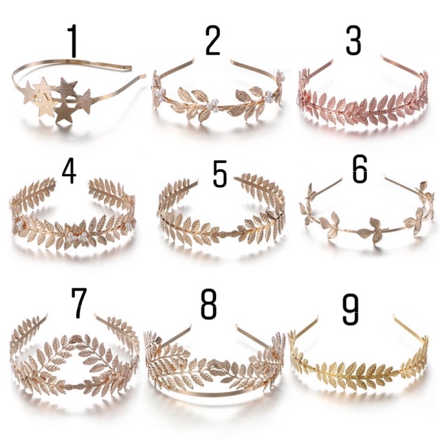 Headband - Băng đô cài tóc Hình lá siêu ấn tượng