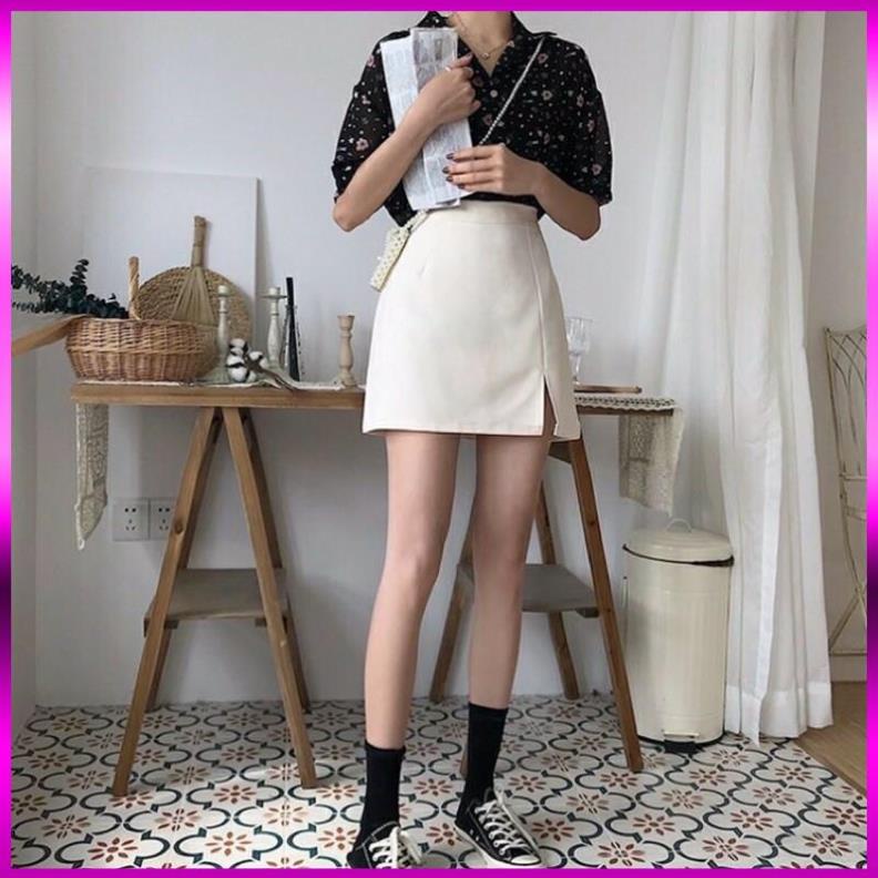 [Xả Kho 3 Ngày] CHÂN VÁY CHỮ A CẠP CAO XẺ TRƯỚC - CHÂN VÁY CÔNG SỞ COTTON CAO CẤP THIẾT KẾ XUẤT NHẬP KHẨU | BigBuy360 - bigbuy360.vn