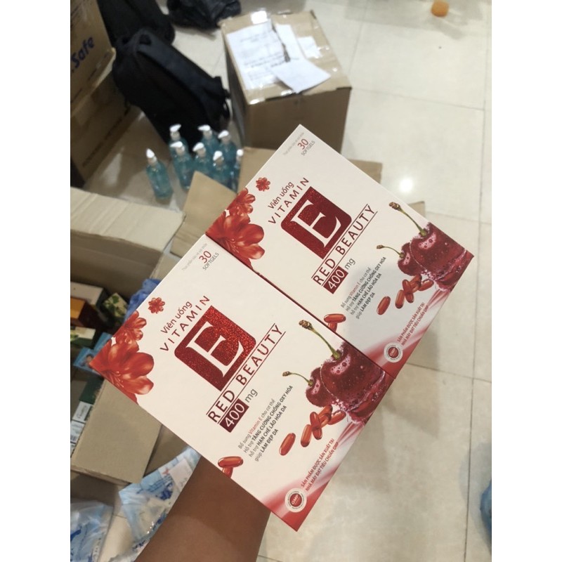 VITAMIN E ĐỎ- Làm đẹp da - Chống oxy hoá