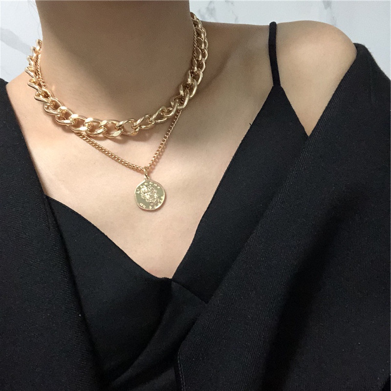 iF YOU Vòng cổ Nhiều Lớp Phong Cách Hàn Quốc Cho Nữ