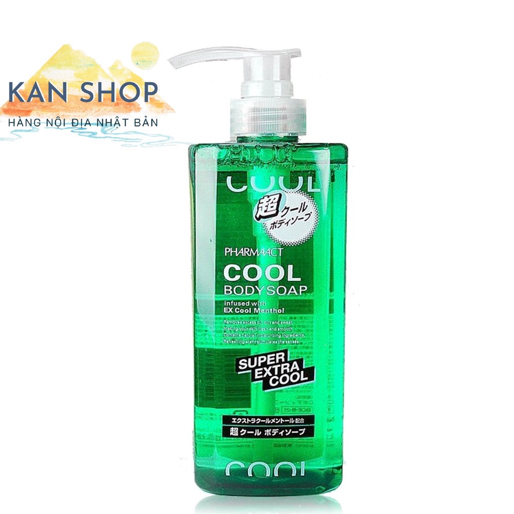 Sữa tắm mát lạnh Super Extra Cool 600ml dành cho nam