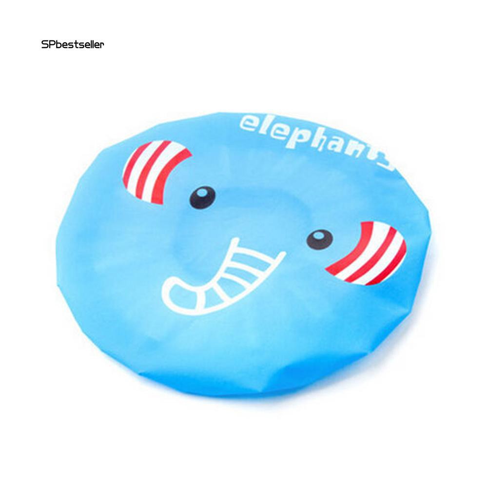 Mũ tắm chống nước in hình động vật dễ thương cho bé