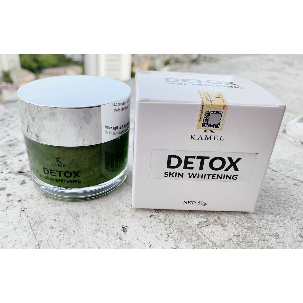 Mặt Nạ Detox Kamel  (Karmel) - Thải Độc hút mụn Trắng da, Loại Bỏ vi Khuẩn có hại, Thu nhỏ lỗ chân lông 50g (DETOX SKIN)