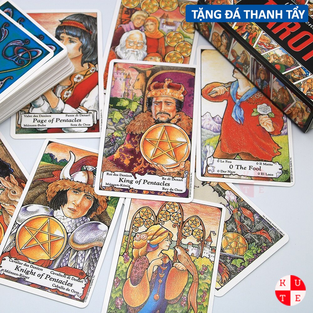 Bài Tarot The Essential 78 Lá Bài Tặng File Tiếng Anh Và Đá Thanh Tẩy C86