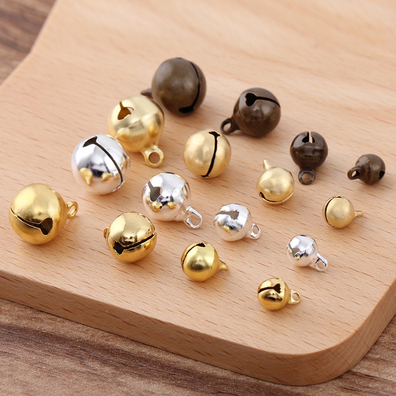 5-10 chuông treo 6mm đến 10mm nguyên liệu làm trâm làm trang sức cổ trang cosplay cổ phục có màu KC