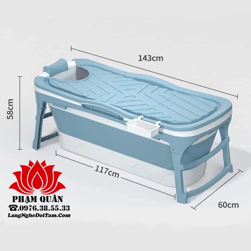 bồn tắm gấp gọn, bồn tắm cho cả gia đình Dài 143cm