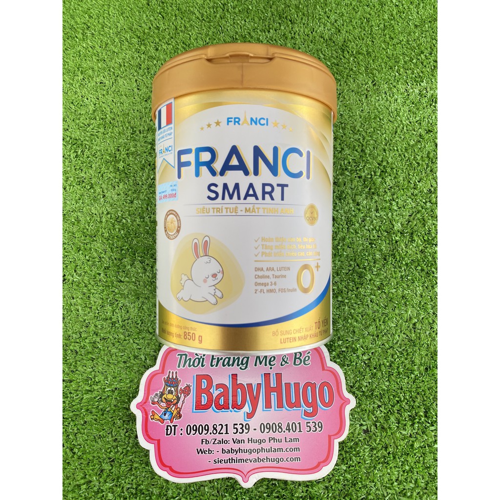 [PHÁT TRIỂN TRÍ NÃO] Sữa Bột FRANCI SMART 0+ Hộp 850G