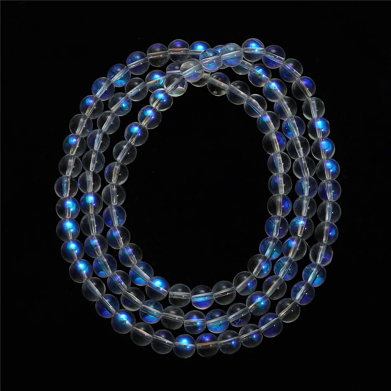 Chuỗi hạt nhiều màu tùy chọn 4/6/8mm dùng làm đồ trang sức thủ công đa năng cao cấp