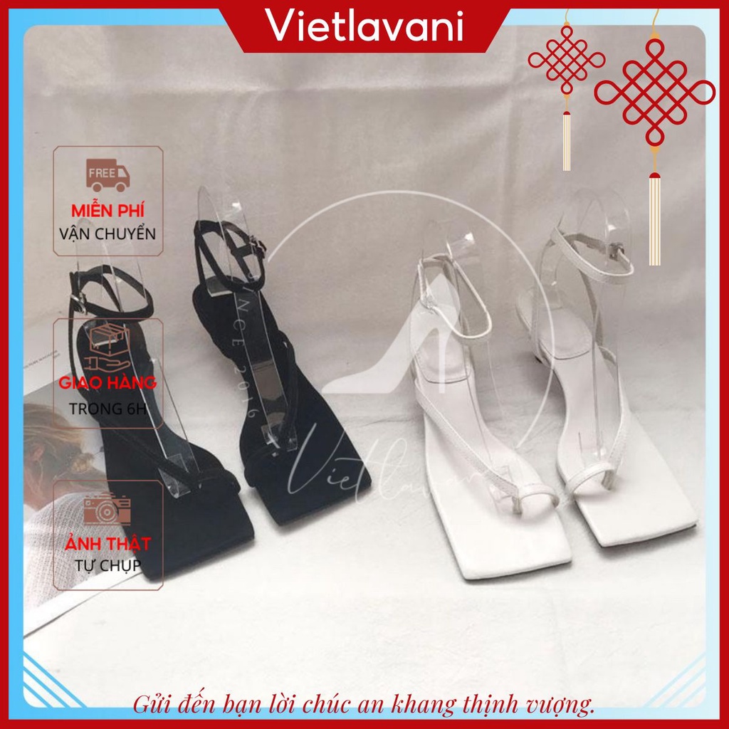 Sandal gót nhọn cao 5 phân kiểu dáng thời thượng LTS16