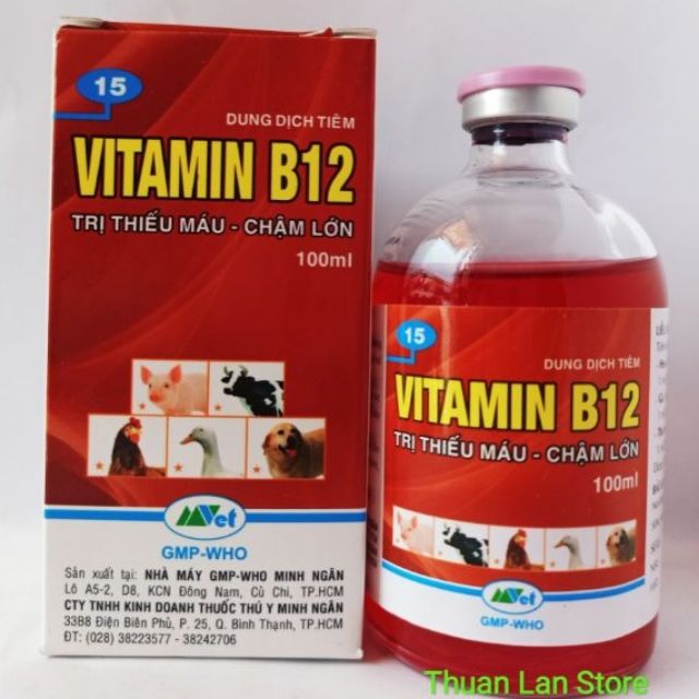 Vitamin B12 Thú Y Dùng Giải Độc Cho Hoa Lan, Cây Cảnh - 100ml