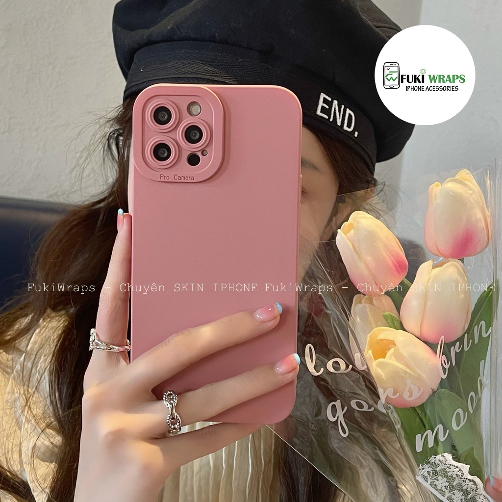 Ốp điện thoại Silicon chống sốc bảo vệ camera Dành Cho 11ProMax XSMAX X XS 7PLUS FukiShop