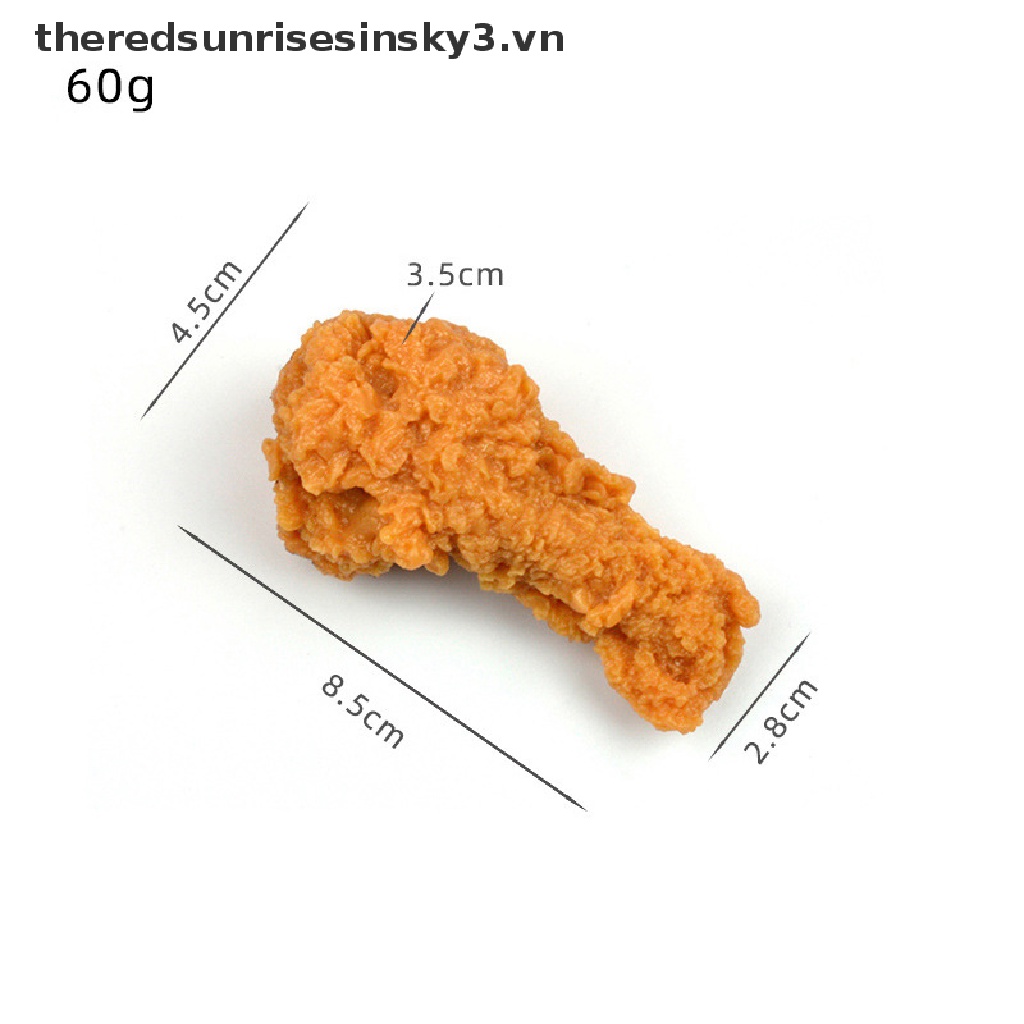 Móc Khóa Hình Đùi Gà Chiên Độc Đáo