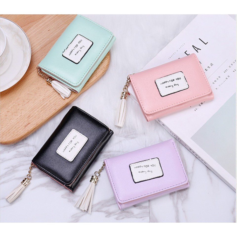 BÓP VÍ CẦM TAY FROM KOREA HAPPY FOR YOU EVERY DAY V211 CÁCH ĐIỆU TRẺ TRUNG | BigBuy360 - bigbuy360.vn