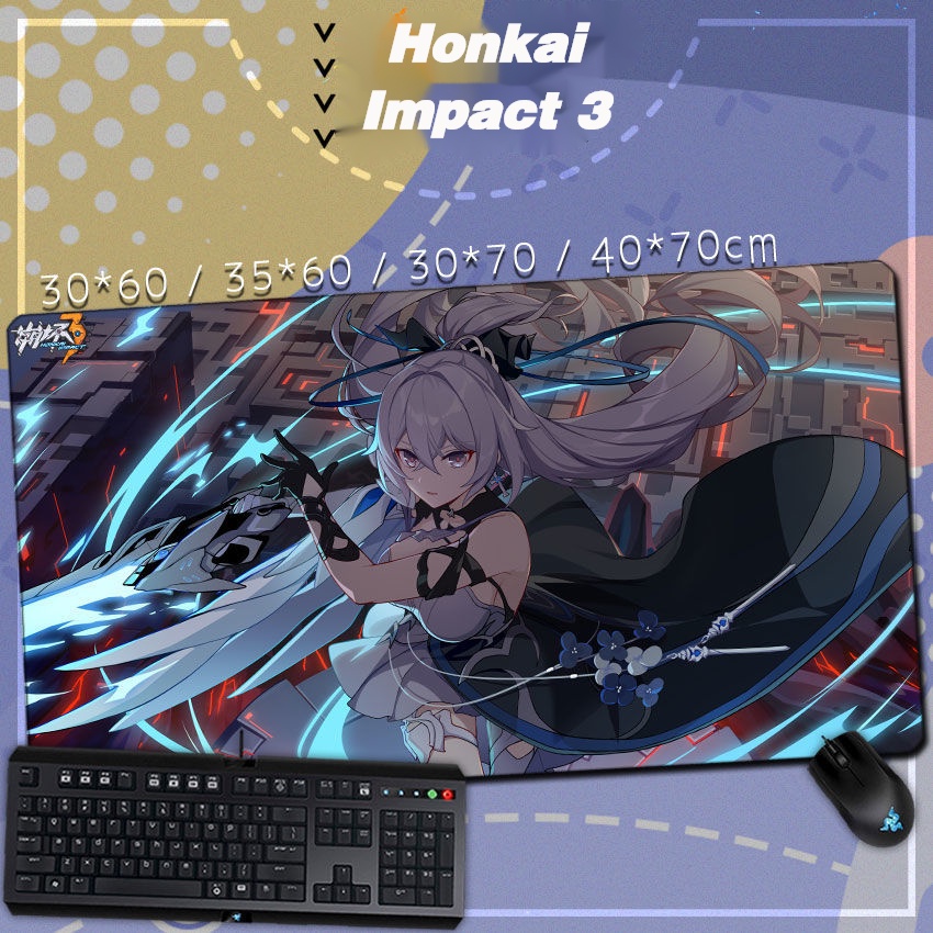 Honkai Impact 3 Bronya Kiana Youlan Dell game peripheral mouse pad keyboard pad table pad