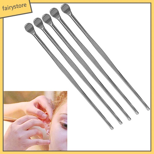 [Hàng mới về] Set 5 dụng cụ vệ sinh tai bằng thép không gỉ