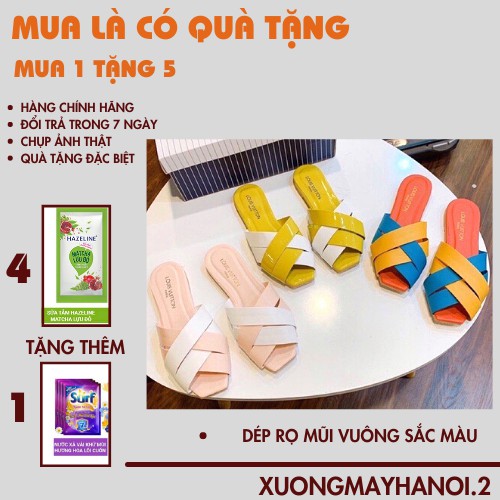 (ảnh thật) Dép rọ hở mũidép rọ đan phối màu sắc, hàng quảng châu, XUONGMAYHANOI.2