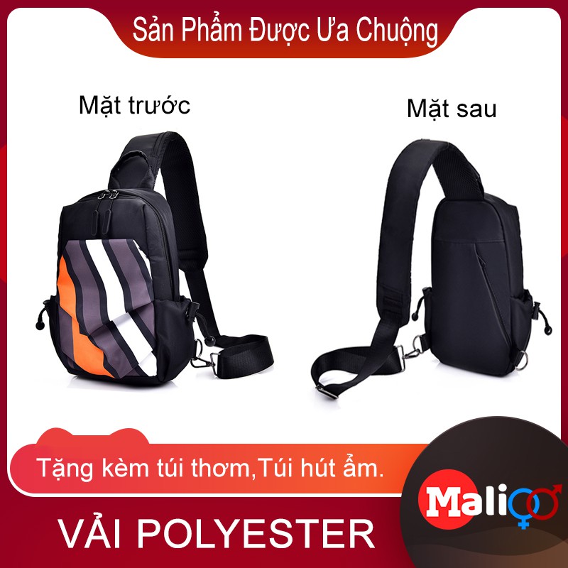 ⚡ĐỘCNHẤT⚡Túi chéo thể thao⚡Túi bao tử chống nước, màu siêu nổi bật,unisex ⚡Bảo hành khoá và dây TĐC036