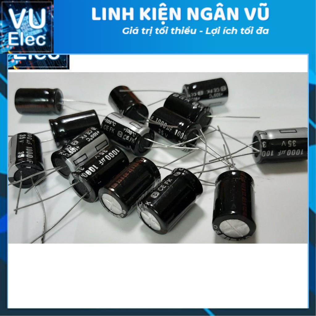 Tụ Hóa 1uF - 2200uF điện áp 16-25-50V Nhiều Kích Thước