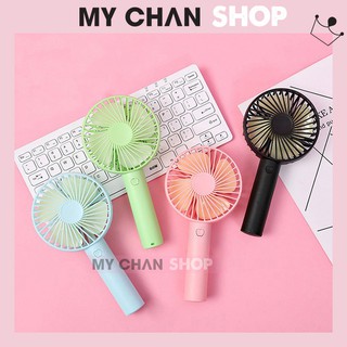 Quạt Cầm Tay Mini N9 Sạc Pin Tích Điện , 3 Tốc Độ Siêu Mạnh , Đầy Đủ Phụ Kiện: Đế Để Bàn + Pin + Dây Sạc