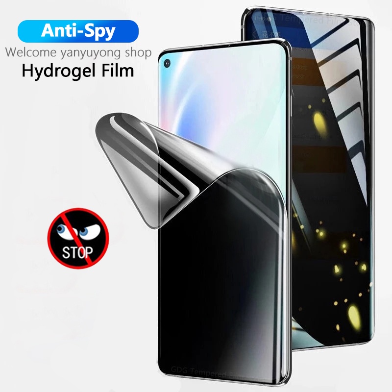 Miếng Dán Hydrogel Mềm Bảo Vệ Màn Hình Chống Nhìn Trộm Cho OPPO A5 AX5 A53 A33 A5 A9 2020 A5S AX5s A12 A7 A3s A53s A32 A54 A74 5G A15 A15s A16 A92 A72 A52 A31 A11 A93 A93s F11 A9 Reno 6 5 5G 4 3 2 Pro 2F 4F 4 Lite