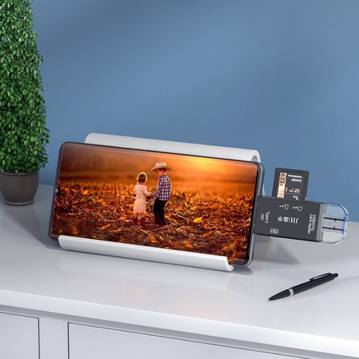 Đầu đọc thẻ SD Micro SD OTG Type-c đa năng