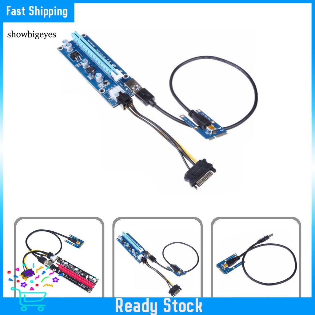 Card Đồ Họa Mini Pci-E X16 + 60 Dây Cáp Usb Cho Laptop