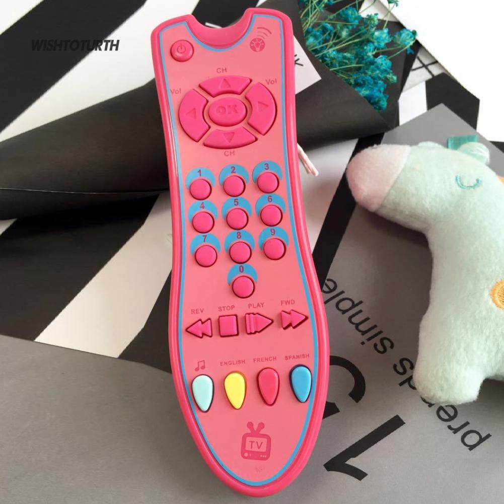 Đồ chơi tiếng anh có nhạc cho bé dạng remote điều khiển từ xa xinh xắn