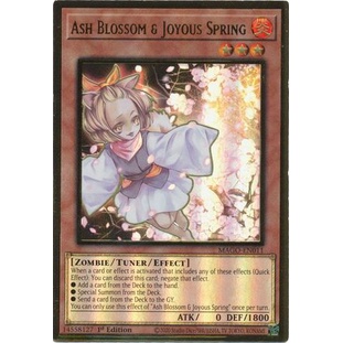 Thẻ bài Yugioh - TCG - Ash Blossom & Joyous Spring / MAGO-EN011