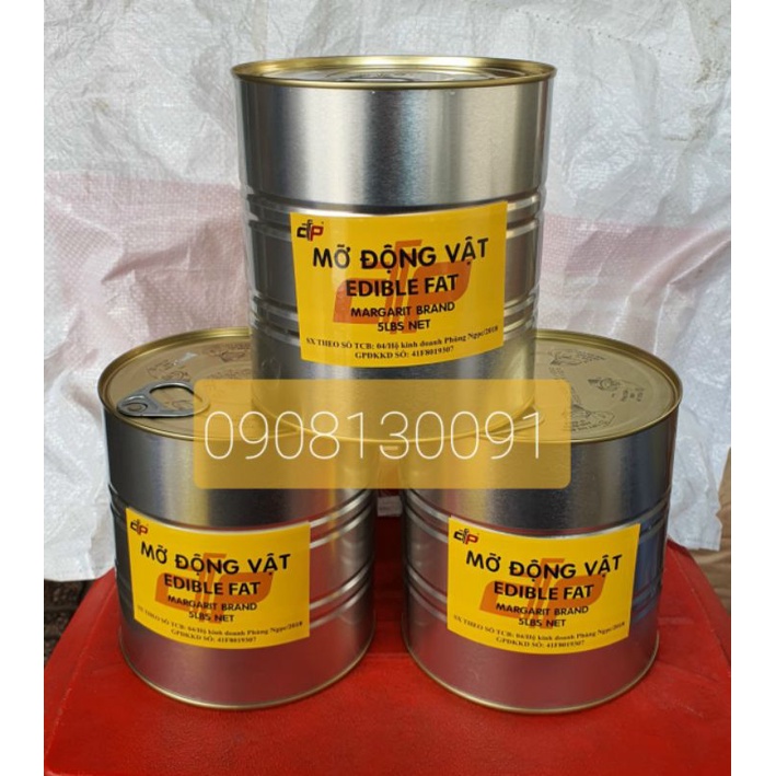 MỠ ĐỘNG VẬT - EDIBLE FAT  HỘP 1KG