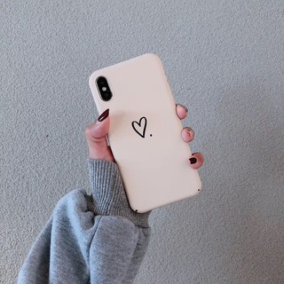 [ FREESHIP TỪ 50K TOÀN QUỐC ] Ốp lưng Iphone trơn trái tim cứng