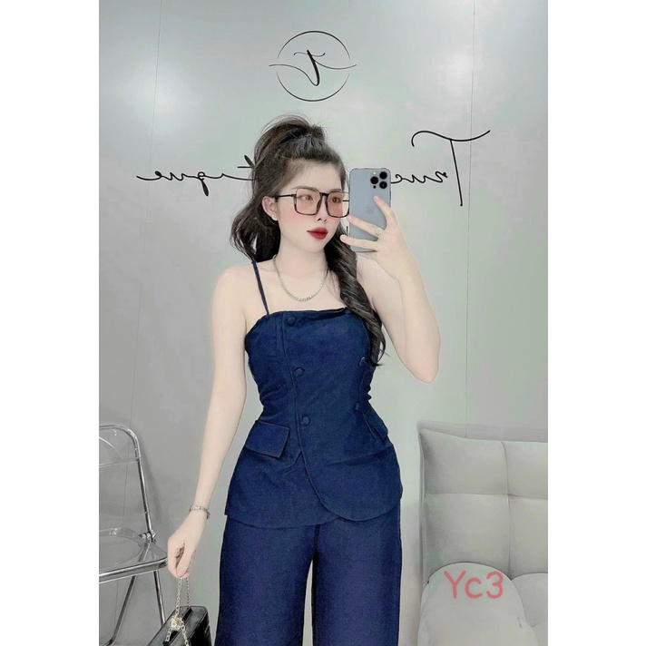 SÉT NỮ DÀI HAI DÂY CHẤT COTTON LẠNH CỰC XINH CHO CÁC QUÝ CÔ TH