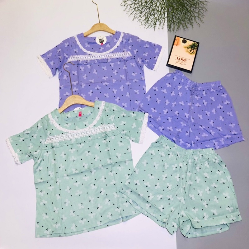 Đồ bộ đùi vải xô mát