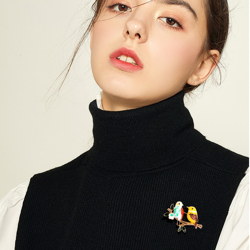 Trâm Cài Áo Hợp Kim Hình Chú Chim Dễ Thương