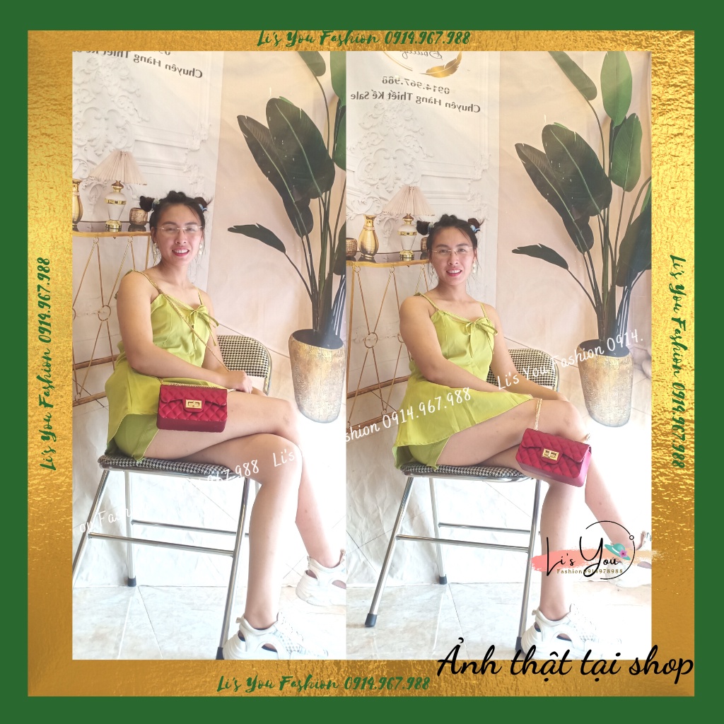 Set Đồ Nữ Đi Chơi, Set Bộ Áo Hai Dây Tiểu Thư