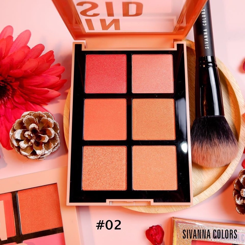 PHẤN MÁ HỒNG SIVANNA COLORS INSIDER INTENSITY BLUSHER PALETTE ✨✨