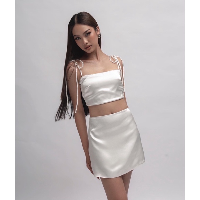 CHÍNH HÃNG : LISA SET ( BỘ ÁO VÀ CHÂN VÁY LỤA )