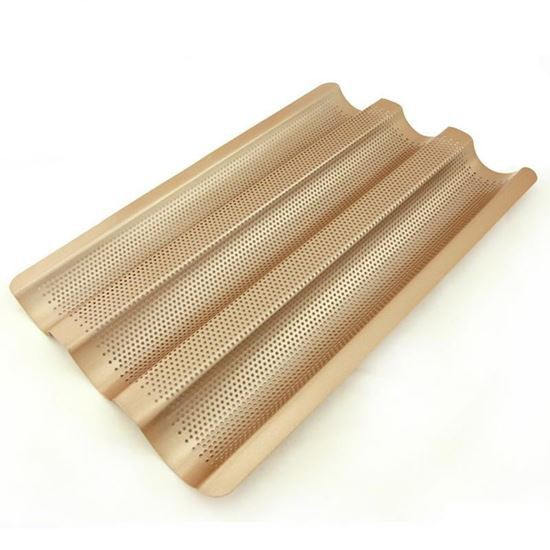 KHAY NƯỚNG BÁNH BAGUETTE 3 RÃNH