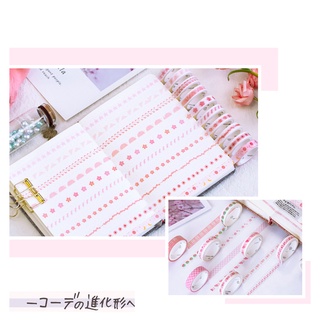 Cuộn Băng Dán Washi Dùng Trang Trí Sổ Tay DIY