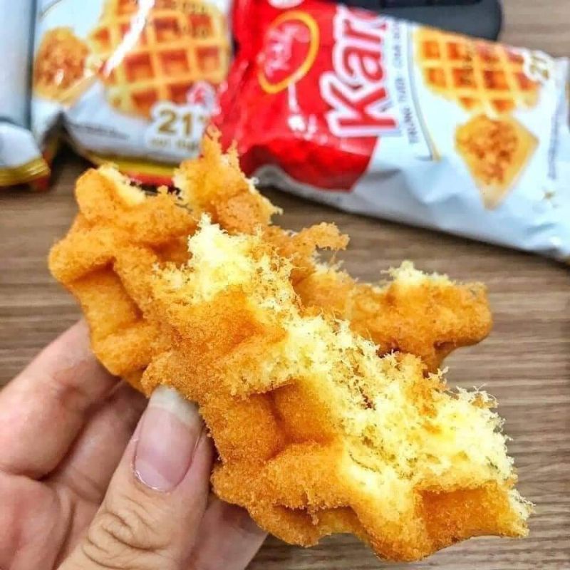 BÁNH KARO CHÀ BÔNG GÀ 2 VỊ TRUYỀN THỐNG VÀ PHÔ MAI HOÀNG KIM BỊCH 156G (1 BỊCH 6 GÓI) | BigBuy360 - bigbuy360.vn
