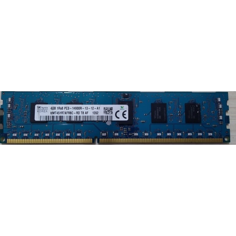 Ram DDR3 ECC Registered 4GB/8Gb #bus 1333 2Rx4 PC3-10600R