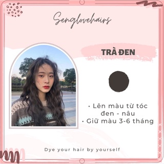 Thuốc nhuộm tóc màu trà đen