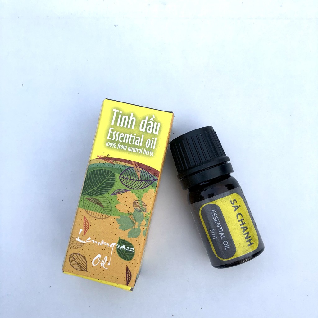 Tinh dầu sả 5ml Hợp tác xã sinh dược khử mùi, làm thơm, xua đuổi côn trùng